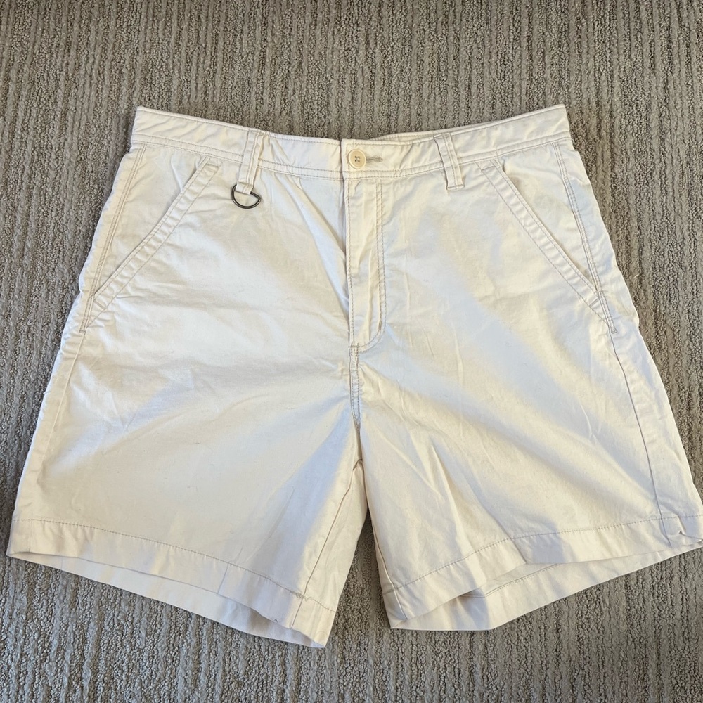 CPO Shipmen’s Supply cream shorts